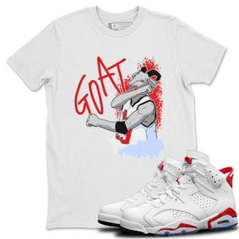 Jordan 6 Red Velvet Cookies Sneaker Match Tees Screaming Goat Sneaker Tees Jordan 6 Red Velvet Cookies Sneaker Release Tees Unisex Shirts
