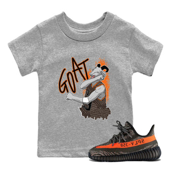 Yeezy Boost 350 Carbon Beluga shirt to match jordans Screaming Goat sneaker tees Yeezy 350 Carbon Beluga SNRT Sneaker Release Tees Crew Neck T-ShirtBaby Toddler Heather Grey 1 T-Shirt