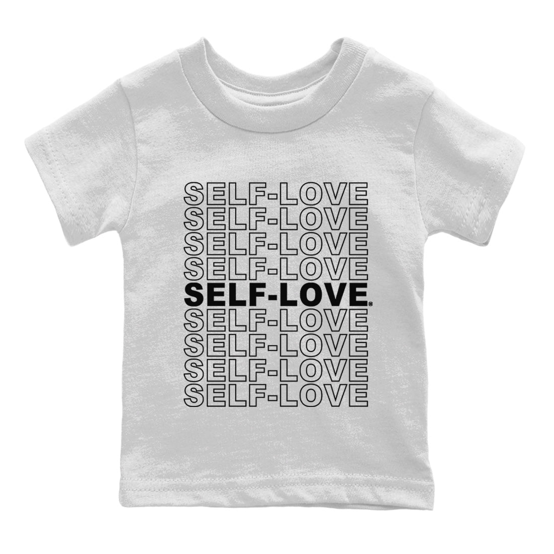 Jordan 1 Black White Sneaker Match Tees Self Love Sneaker Tees Jordan 1 Black White Sneaker Release Tees Kids Shirts