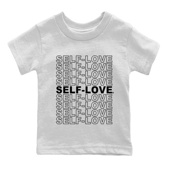 Jordan 1 Black White Sneaker Match Tees Self Love Sneaker Tees Jordan 1 Black White Sneaker Release Tees Kids Shirts