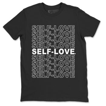Jordan 1 Black White Sneaker Match Tees Self Love Sneaker Tees Jordan 1 Black White Sneaker Release Tees Unisex Shirts