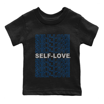 Jordan 1 True Blue Sneaker Match Tees Self Love Sneaker Tees Jordan 1 True Blue Sneaker Release Tees Kids Shirts
