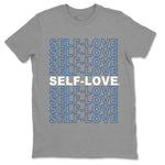 Jordan 1 True Blue Sneaker Match Tees Self Love Sneaker Tees Jordan 1 True Blue Sneaker Release Tees Unisex Shirts