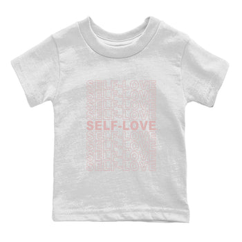 Air Jordan 1 Washed Pink Sneaker Match Tees Self Love Sneaker Tees Air Jordan 1 High OG WMNS Washed Pink Tees Kids Shirts White 2