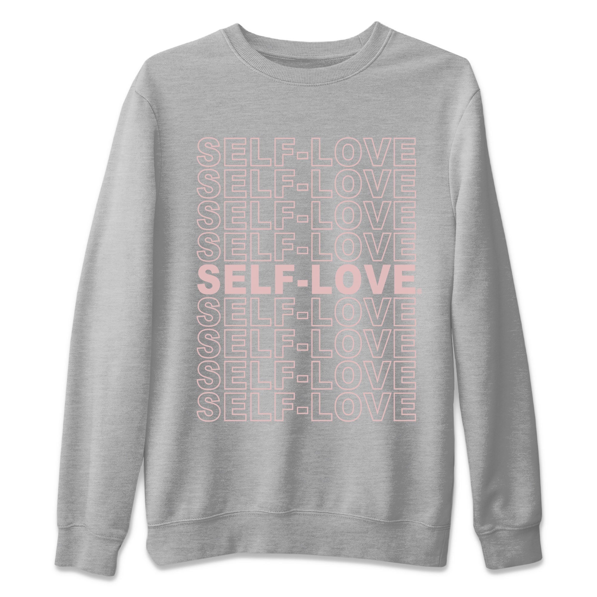 Air Jordan 1 Washed Pink Sneaker Match Tees Self Love Sneaker Tees Air Jordan 1 High OG WMNS Washed Pink Tees Unisex Shirts Heather Grey 2
