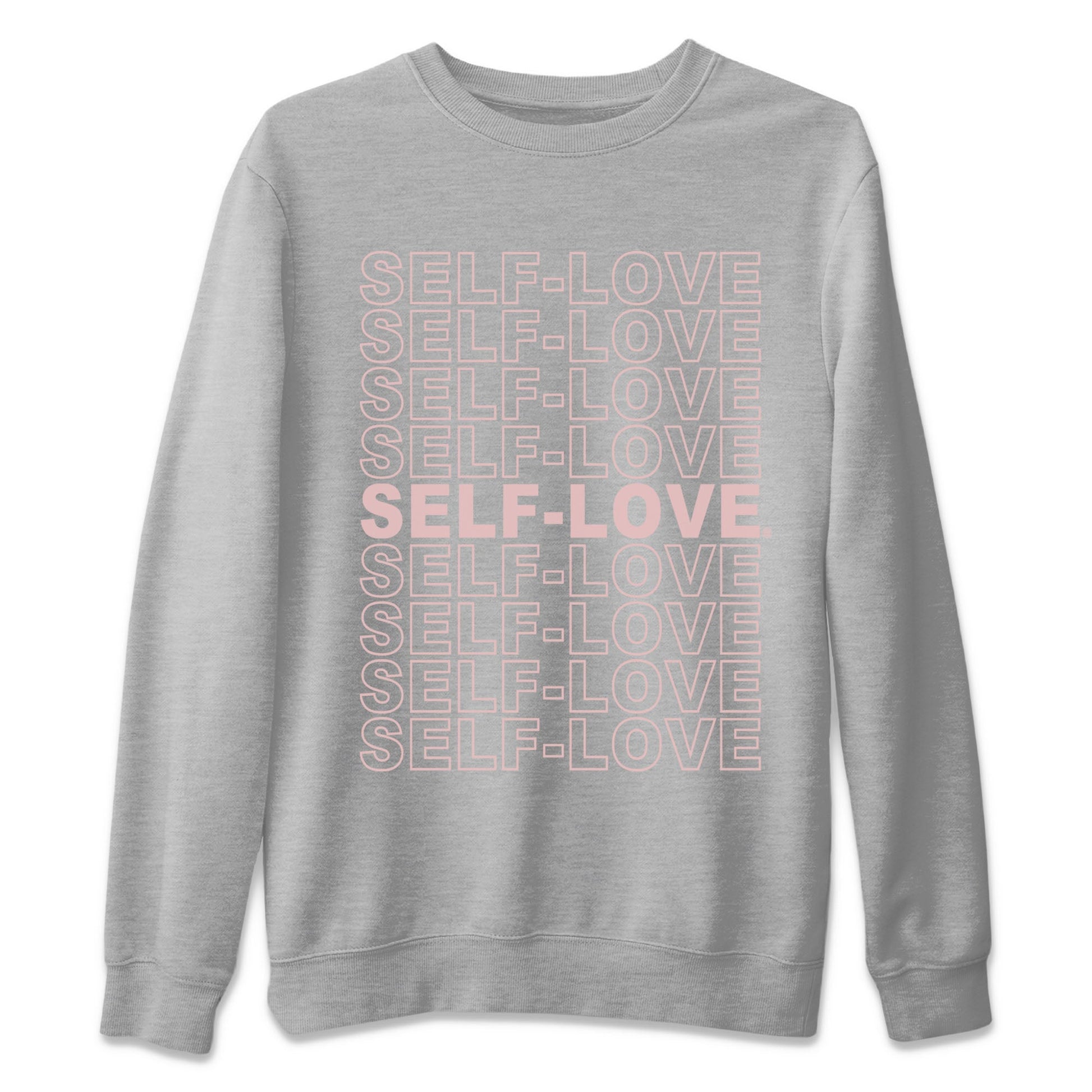 Air Jordan 1 Washed Pink Sneaker Match Tees Self Love Sneaker Tees Air Jordan 1 High OG WMNS Washed Pink Tees Unisex Shirts Heather Grey 2