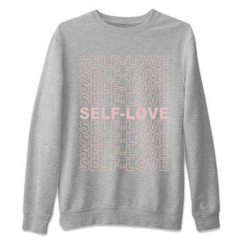 Air Jordan 1 Washed Pink Sneaker Match Tees Self Love Sneaker Tees Air Jordan 1 High OG WMNS Washed Pink Tees Unisex Shirts Heather Grey 2