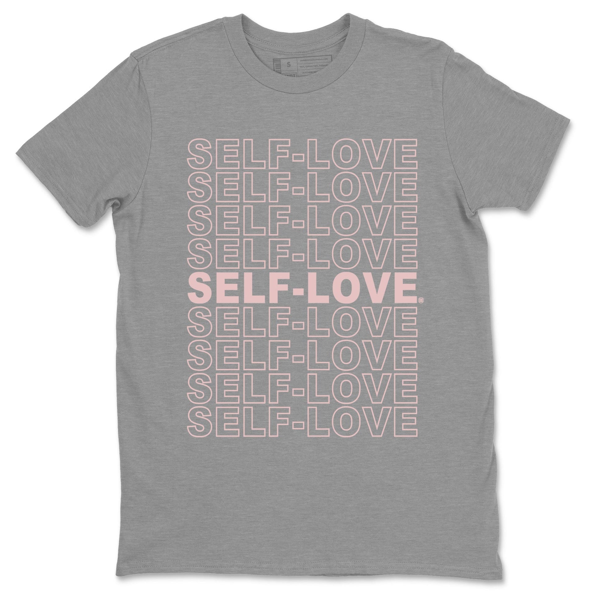 Air Jordan 1 Washed Pink Sneaker Match Tees Self Love Sneaker Tees Air Jordan 1 High OG WMNS Washed Pink Tees Unisex Shirts Heather Grey 2