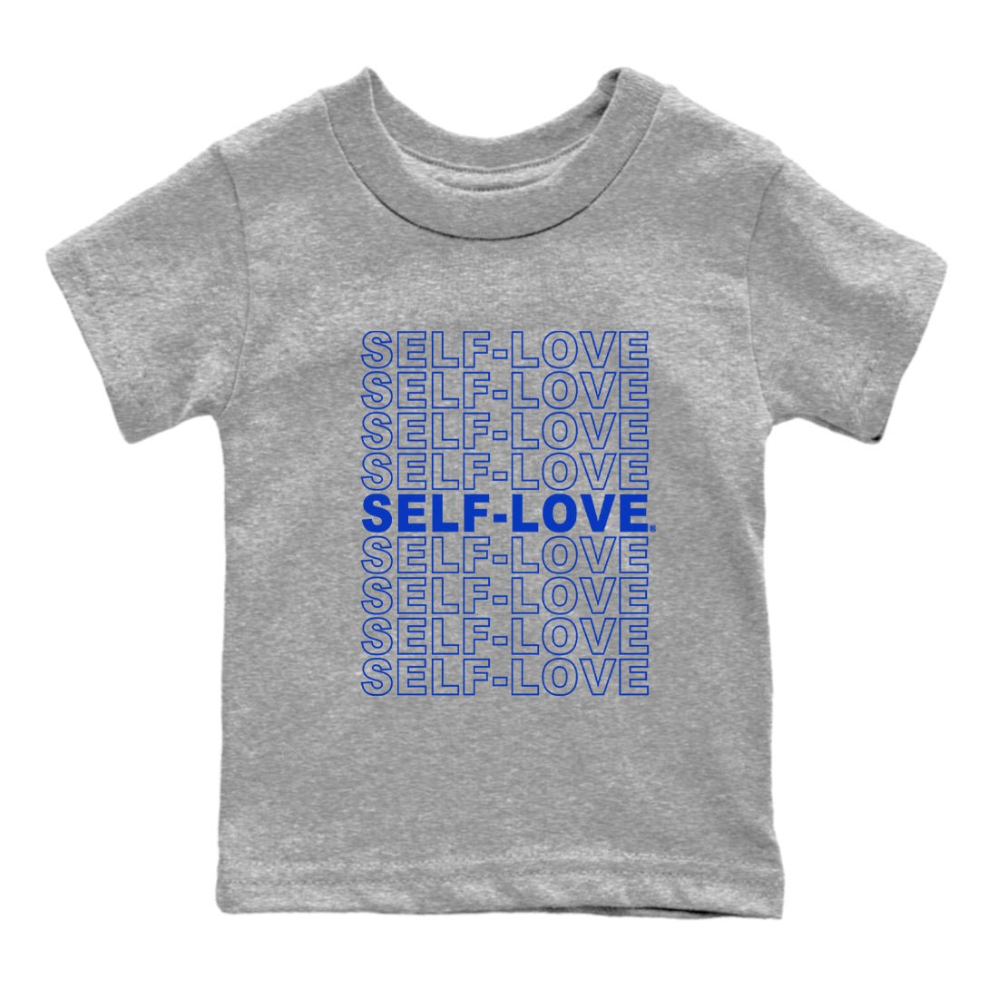 14 Laney Sneaker Match Tees Self Love Sneaker Tees Air Jordan 14 Laney Sneaker Release Tees Kids Shirts Heather Grey 2
