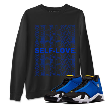 14 Laney Sneaker Match Tees Self Love Sneaker Tees Air Jordan 14 Laney Sneaker Release Tees Unisex Shirts Black 1