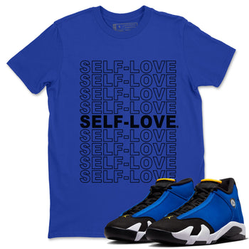 14 Laney Sneaker Match Tees Self Love Sneaker Tees Air Jordan 14 Laney Sneaker Release Tees Unisex Shirts Royal Blue 1