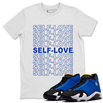 14 Laney Sneaker Match Tees Self Love Sneaker Tees Air Jordan 14 Laney Sneaker Release Tees Unisex Shirts White 1