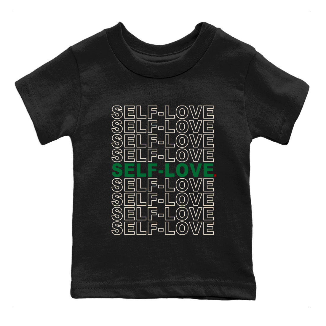 Air Jordan 4 Pine Green Self Love Baby and Kids Sneaker Tees Nike SB Air Jordan 4 Pine Green Kids Sneaker Tees Washing and Care Tip