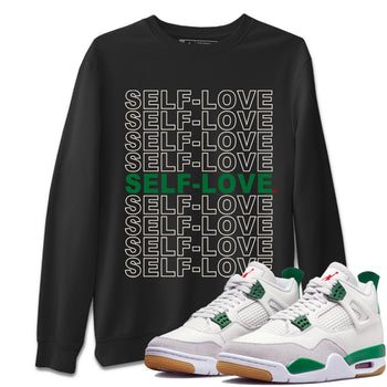 Air Jordan 4 Pine Green Self Love Crew Neck Sneaker Tees Nike SB Air Jordan 4 Pine Green Sneaker T-Shirts Washing and Care Tip