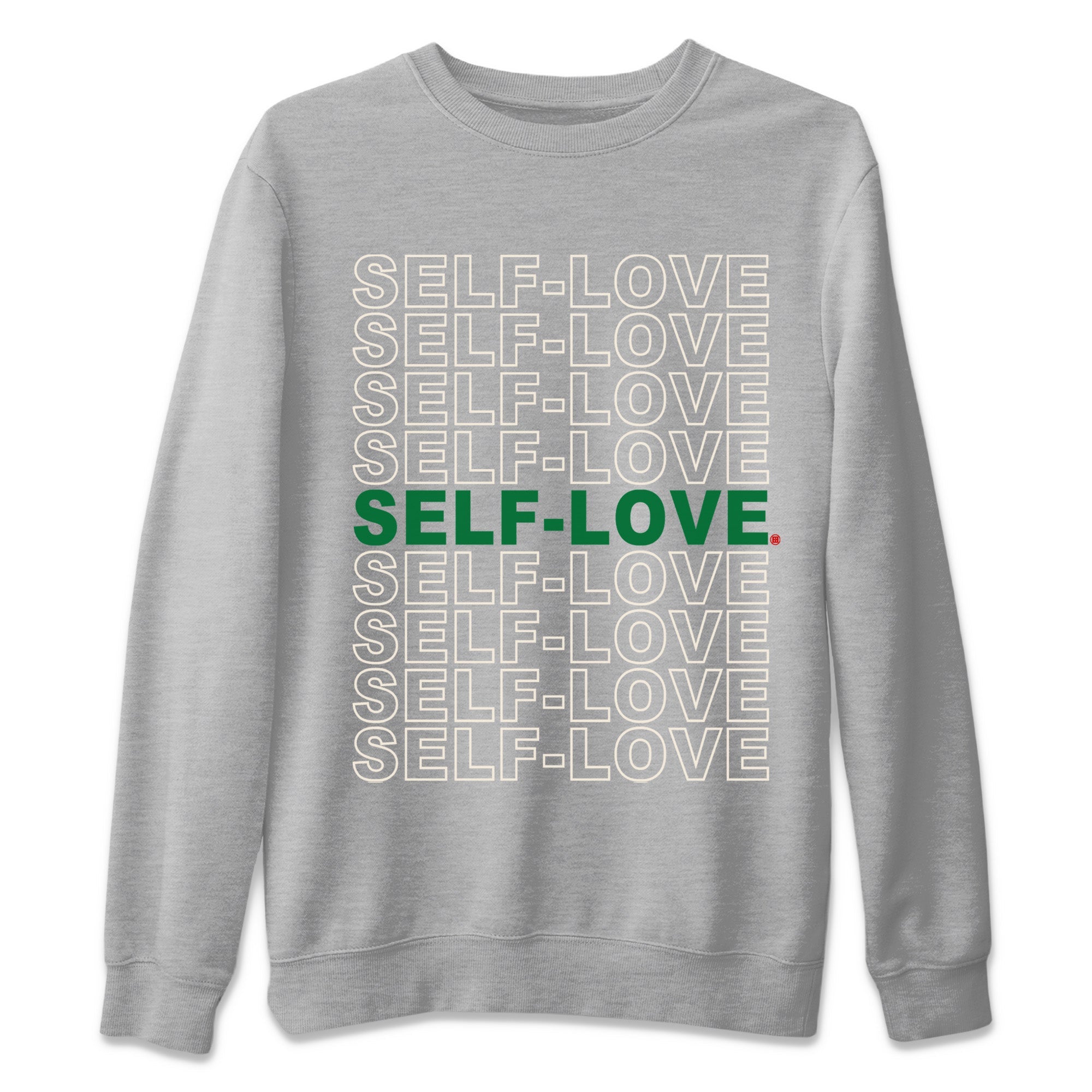 Air Jordan 4 Pine Green Sneaker Match Tees Self Love Sneaker Tees Nike SB Air Jordan 4 Pine Green Sneaker Release Tees Unisex Shirts Heather Grey 2