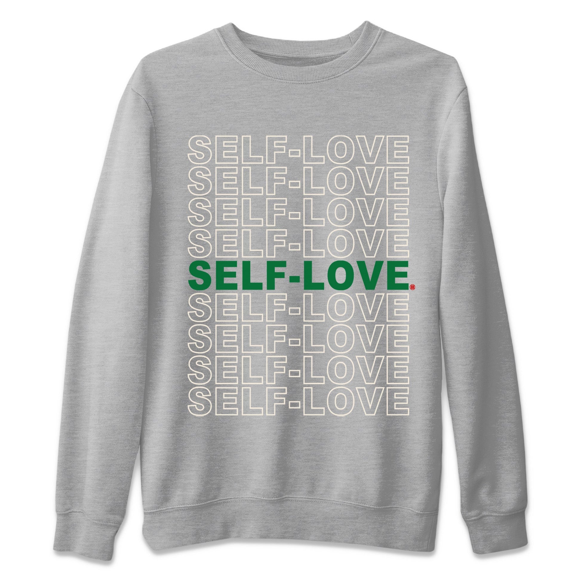 Air Jordan 4 Pine Green Sneaker Match Tees Self Love Sneaker Tees Nike SB Air Jordan 4 Pine Green Sneaker Release Tees Unisex Shirts Heather Grey 2