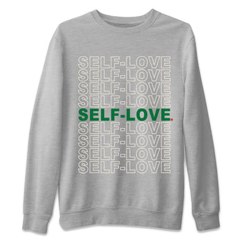 Air Jordan 4 Pine Green Sneaker Match Tees Self Love Sneaker Tees Nike SB Air Jordan 4 Pine Green Sneaker Release Tees Unisex Shirts Heather Grey 2