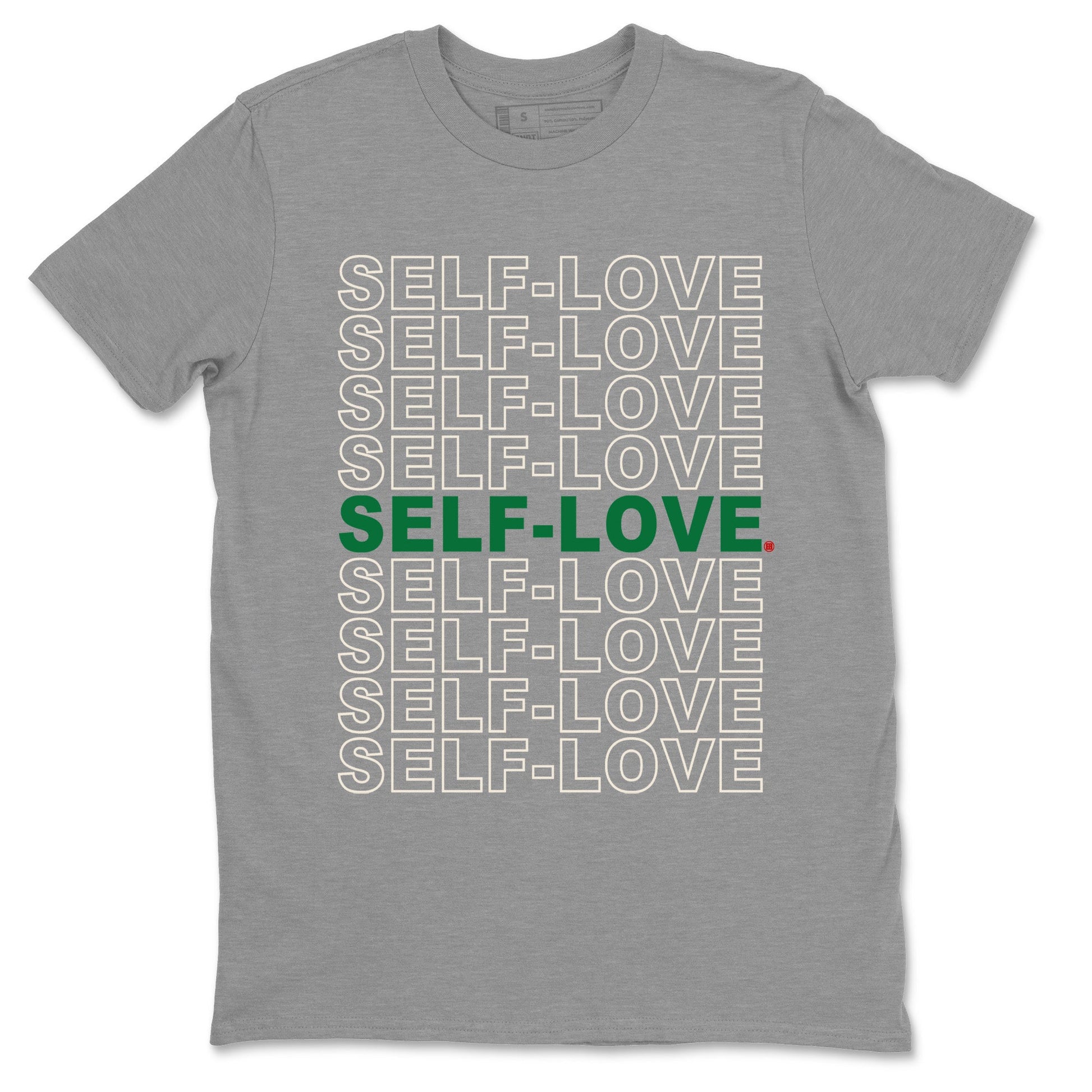 Air Jordan 4 Pine Green Sneaker Match Tees Self Love Sneaker Tees Nike SB Air Jordan 4 Pine Green Sneaker Release Tees Unisex Shirts Heather Grey 2