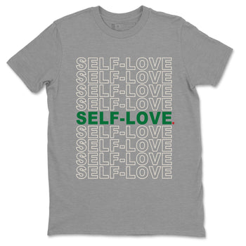 Air Jordan 4 Pine Green Sneaker Match Tees Self Love Sneaker Tees Nike SB Air Jordan 4 Pine Green Sneaker Release Tees Unisex Shirts Heather Grey 2
