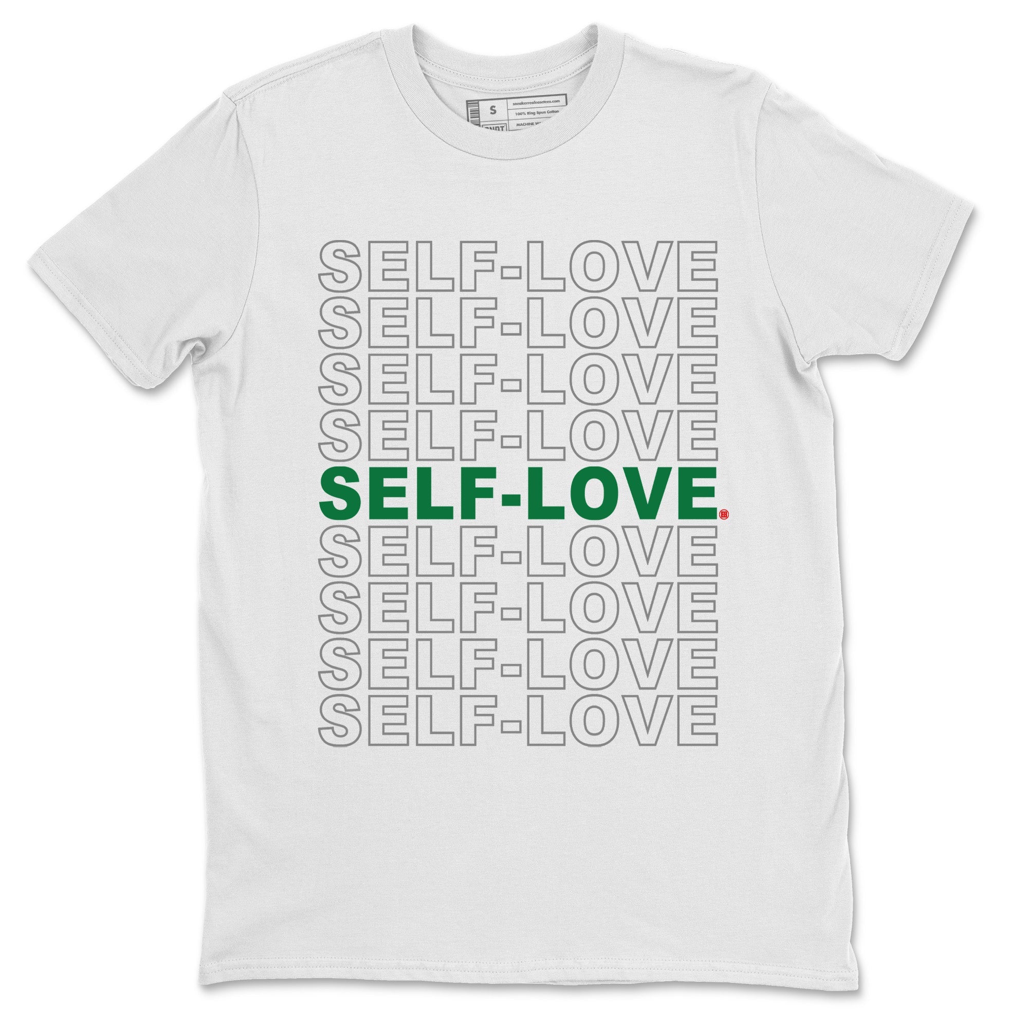 Air Jordan 4 Pine Green Sneaker Match Tees Self Love Sneaker Tees Nike SB Air Jordan 4 Pine Green Sneaker Release Tees Unisex Shirts White 2