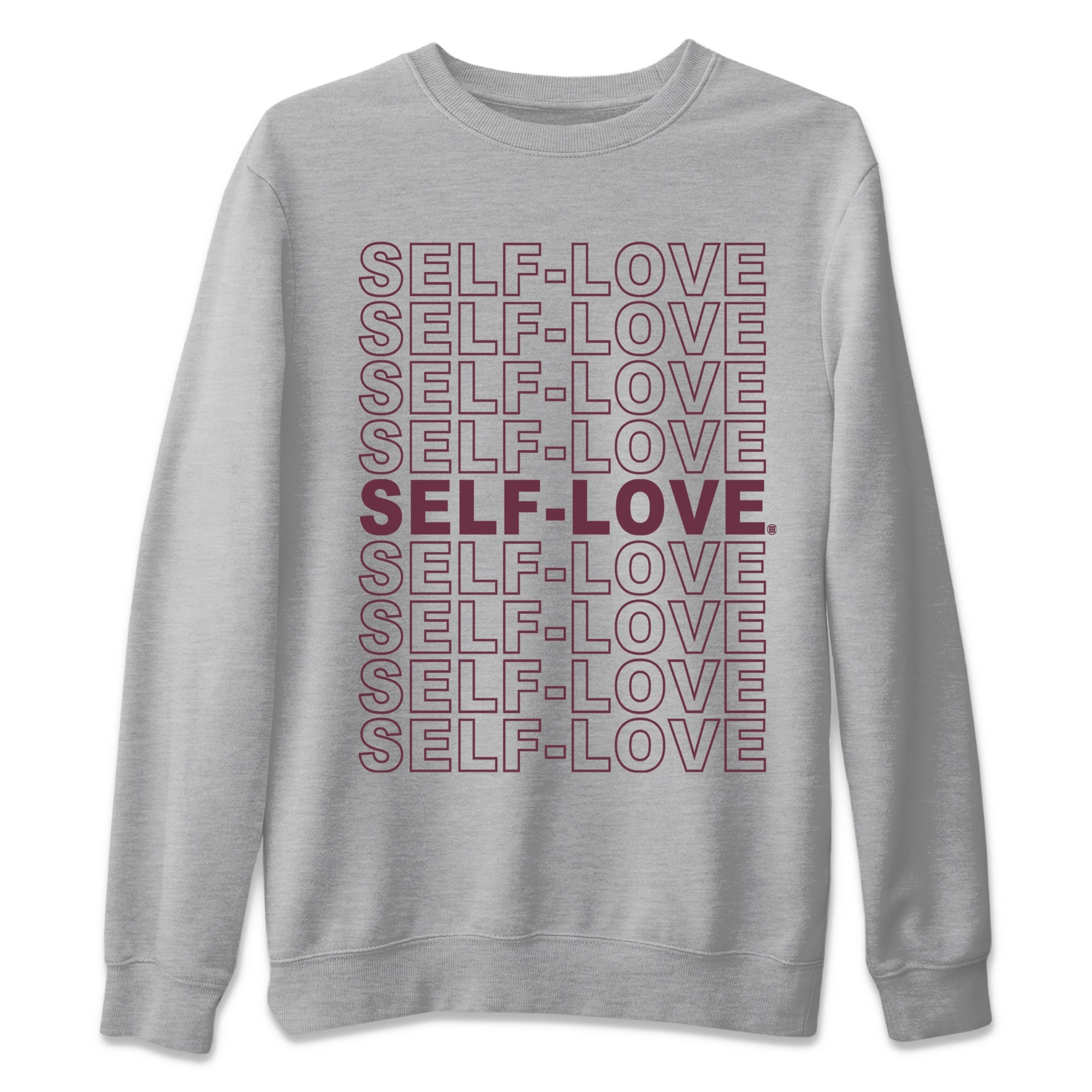 Air Jordan 5 Burgundy Sneaker Match Tees Self Love Sneaker Tees Jordan 5 Burgundy Sneaker Release Tees Matching Outfits Unisex Shirts Heather Grey 2