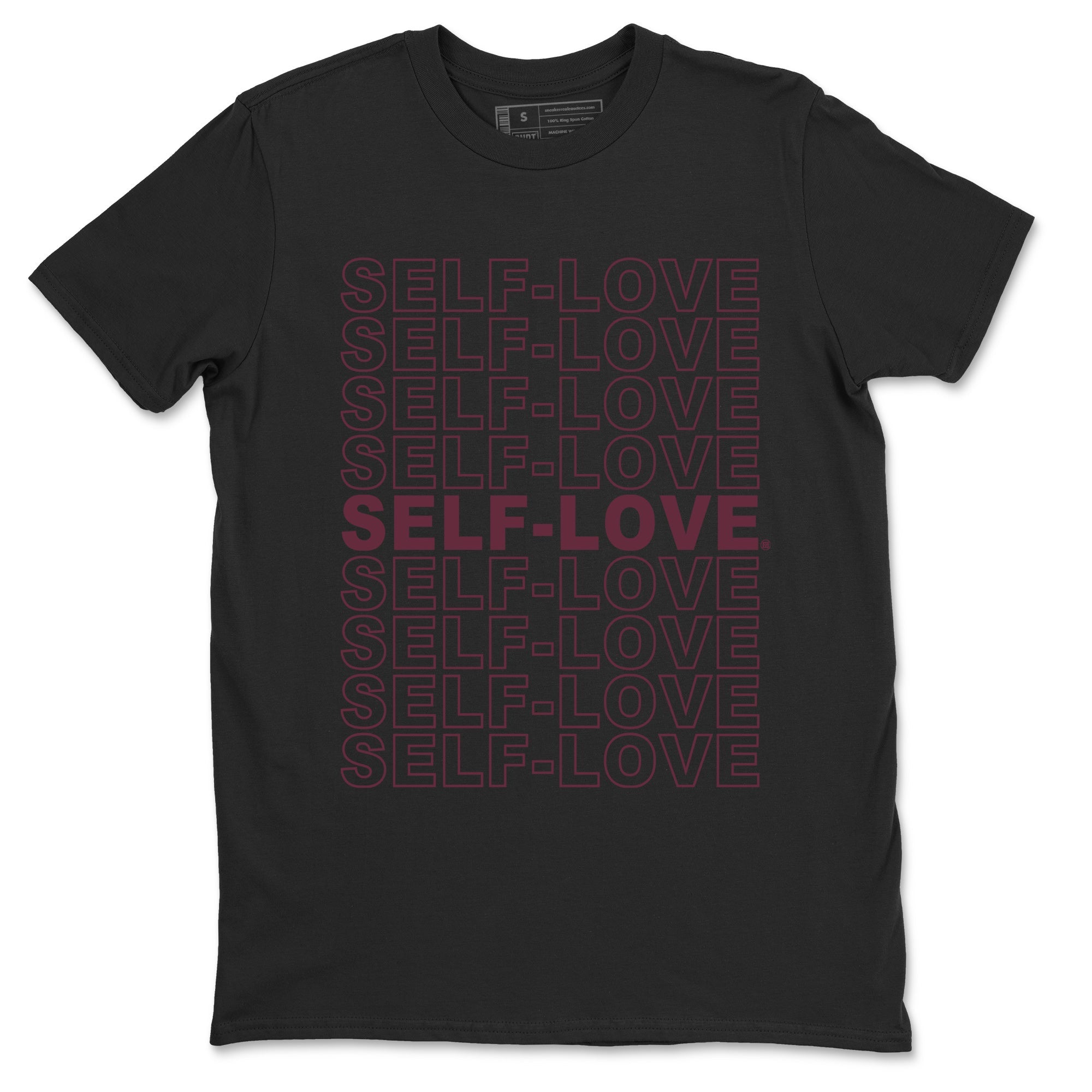 Air Jordan 5 Burgundy Sneaker Match Tees Self Love Sneaker Tees Jordan 5 Burgundy Sneaker Release Tees Matching Outfits Unisex Shirts Black 2