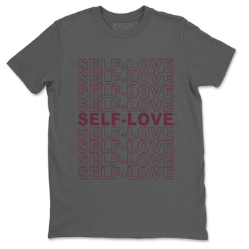 Air Jordan 5 Burgundy Sneaker Match Tees Self Love Sneaker Tees Jordan 5 Burgundy Sneaker Release Tees Matching Outfits Unisex Shirts Cool Grey 2