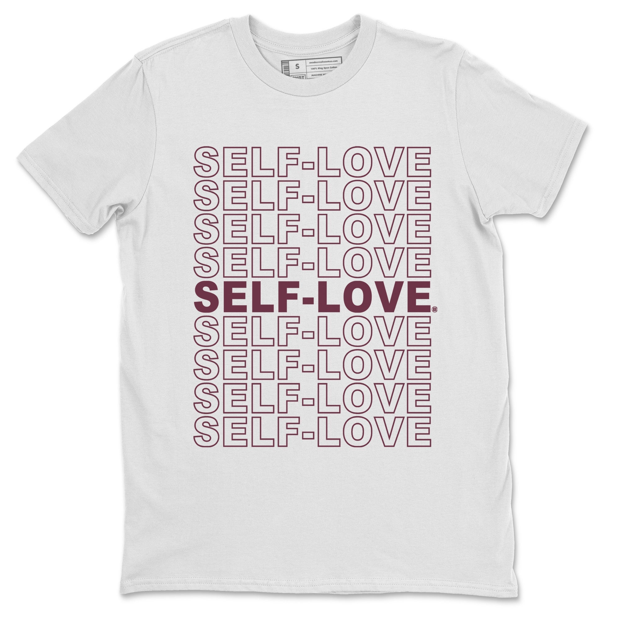 Air Jordan 5 Burgundy Sneaker Match Tees Self Love Sneaker Tees Jordan 5 Burgundy Sneaker Release Tees Matching Outfits Unisex Shirts White 2