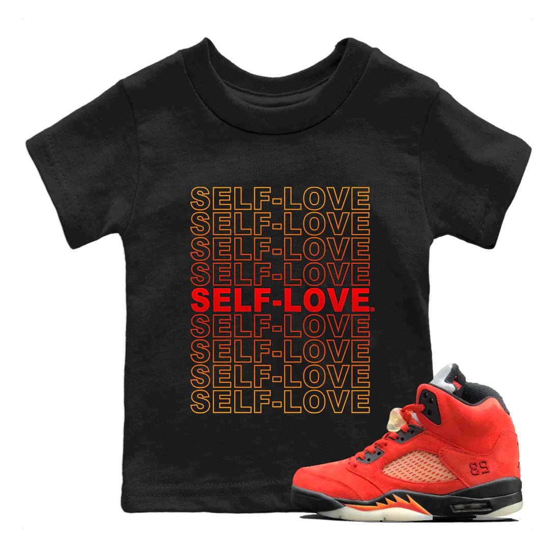 Jordan 5 Mars For Her Sneaker Match Tees Self Love Sneaker Tees Jordan 5 Mars For Her Sneaker Release Tees Kids Shirts
