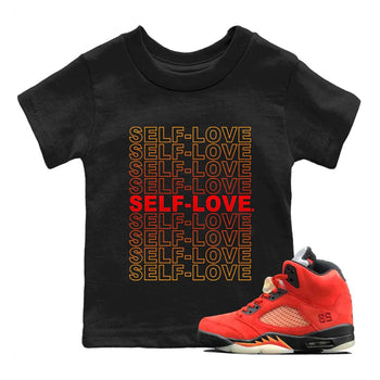 Jordan 5 Mars For Her Sneaker Match Tees Self Love Sneaker Tees Jordan 5 Mars For Her Sneaker Release Tees Kids Shirts
