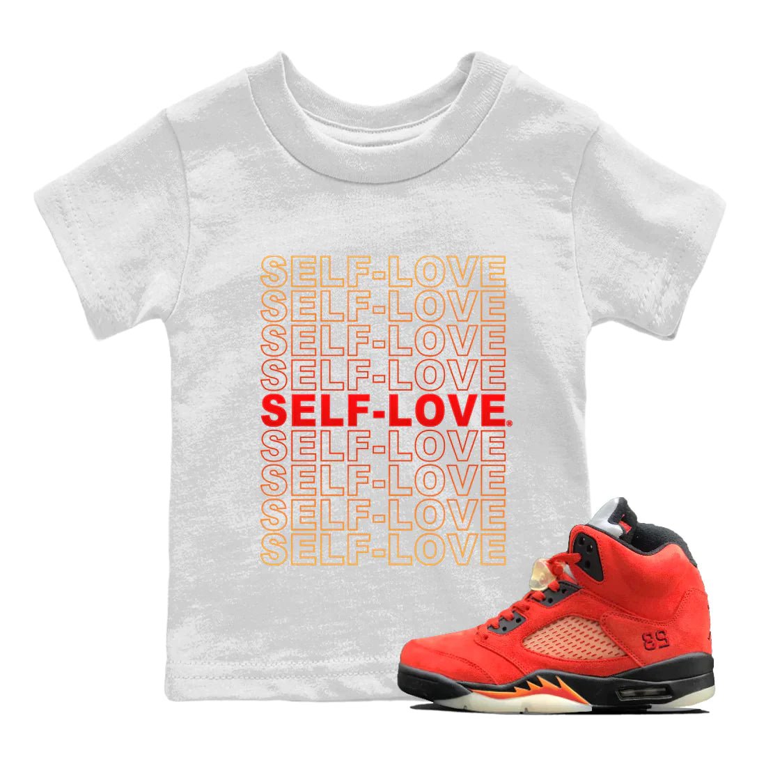 Jordan 5 Mars For Her Sneaker Match Tees Self Love Sneaker Tees Jordan 5 Mars For Her Sneaker Release Tees Kids Shirts