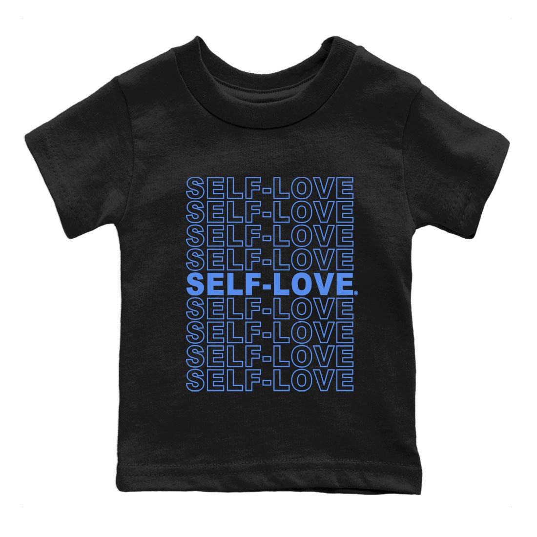 Air Jordan 5 UNC Self Love Baby and Kids Sneaker Tees Air Jordan 5 Retro UNC Kids Sneaker Tees Washing and Care Tip