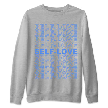 Jordan 5 UNC Jordan Shirts Self Love Sneaker Tees Air Jordan 5 UNC SNRT Sneaker Tees Unisex Shirts Heather Grey 2
