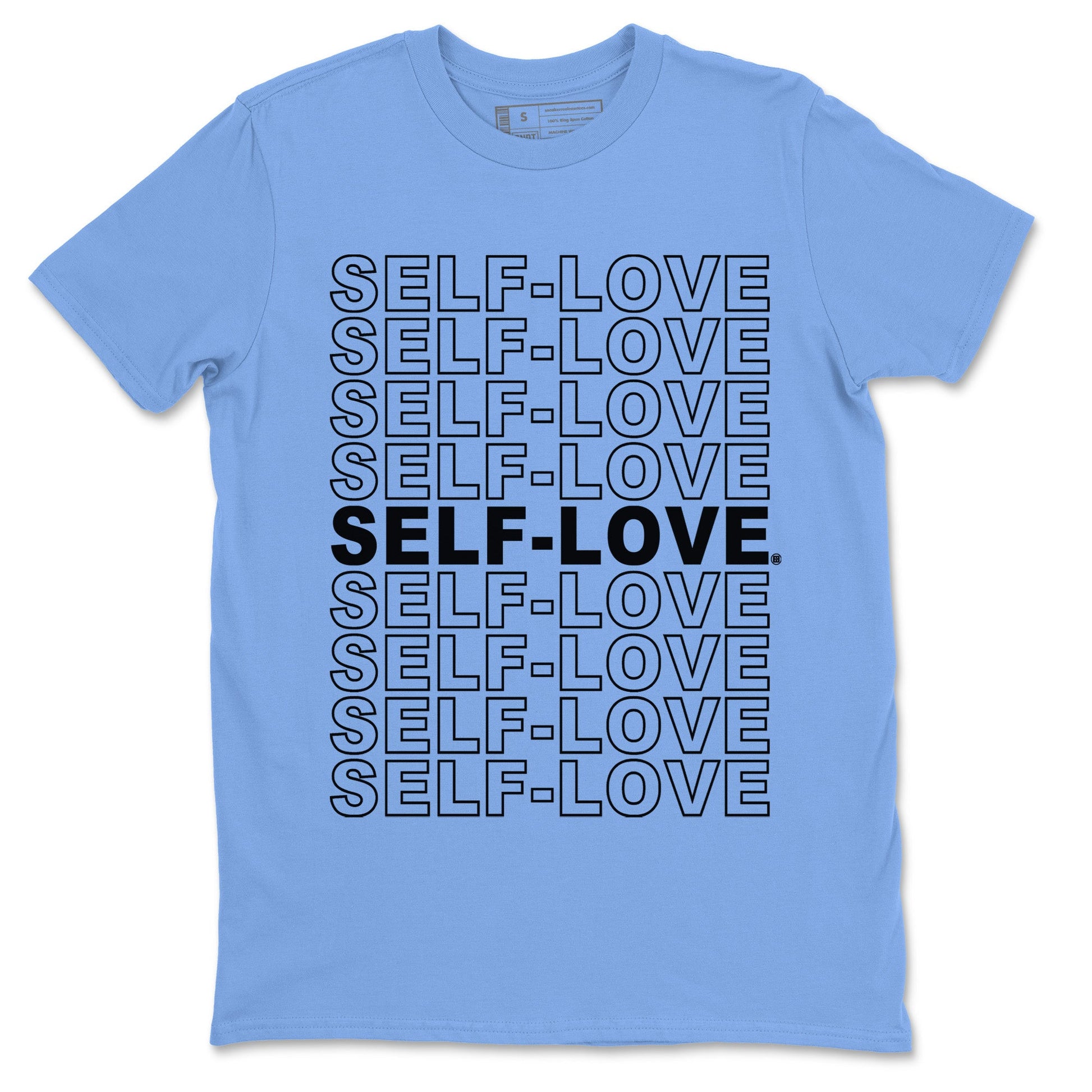 Jordan 5 UNC Jordan Shirts Self Love Sneaker Tees Air Jordan 5 UNC SNRT Sneaker Tees Unisex Shirts Carolina Blue 2