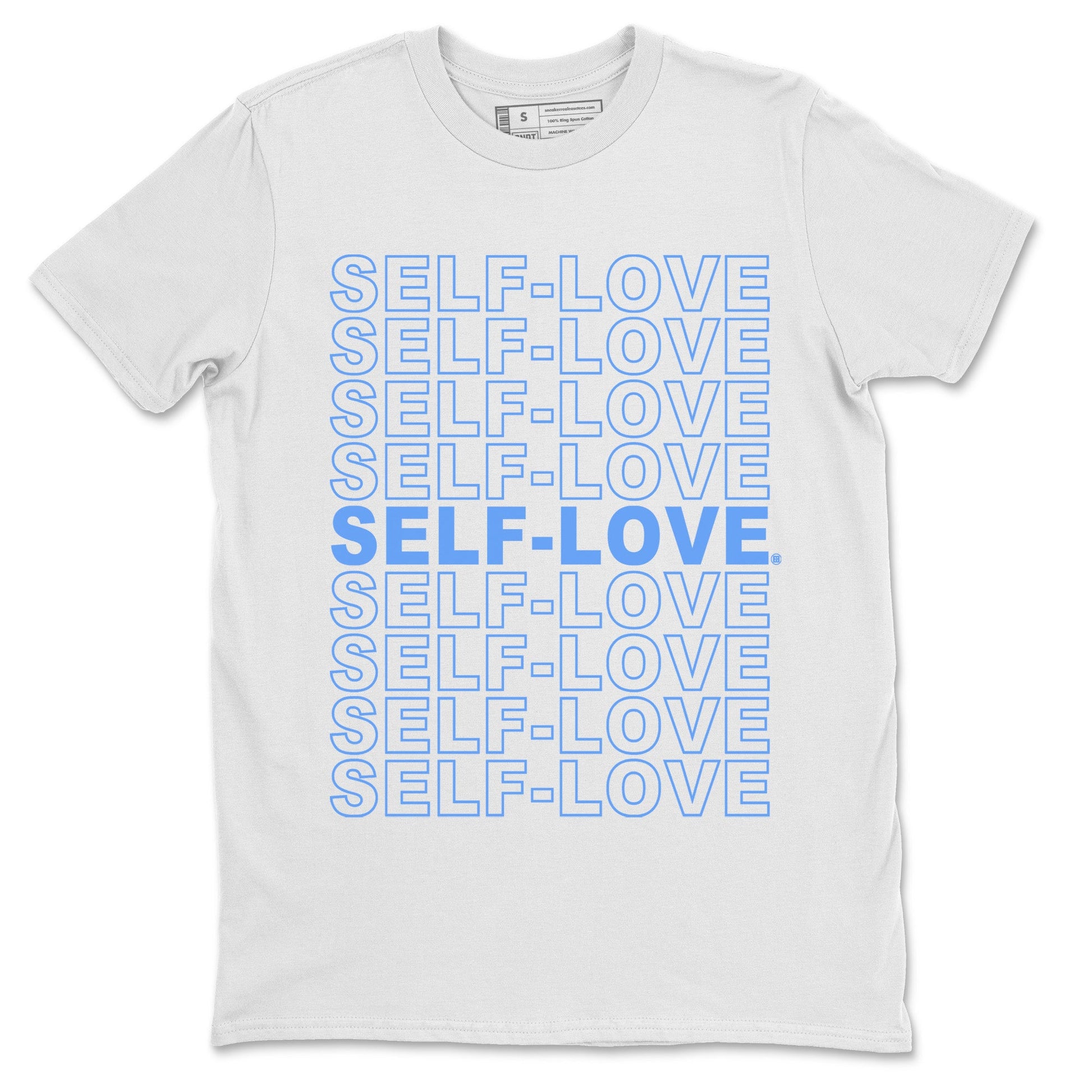 Jordan 5 UNC Jordan Shirts Self Love Sneaker Tees Air Jordan 5 UNC SNRT Sneaker Tees Unisex Shirts White 2