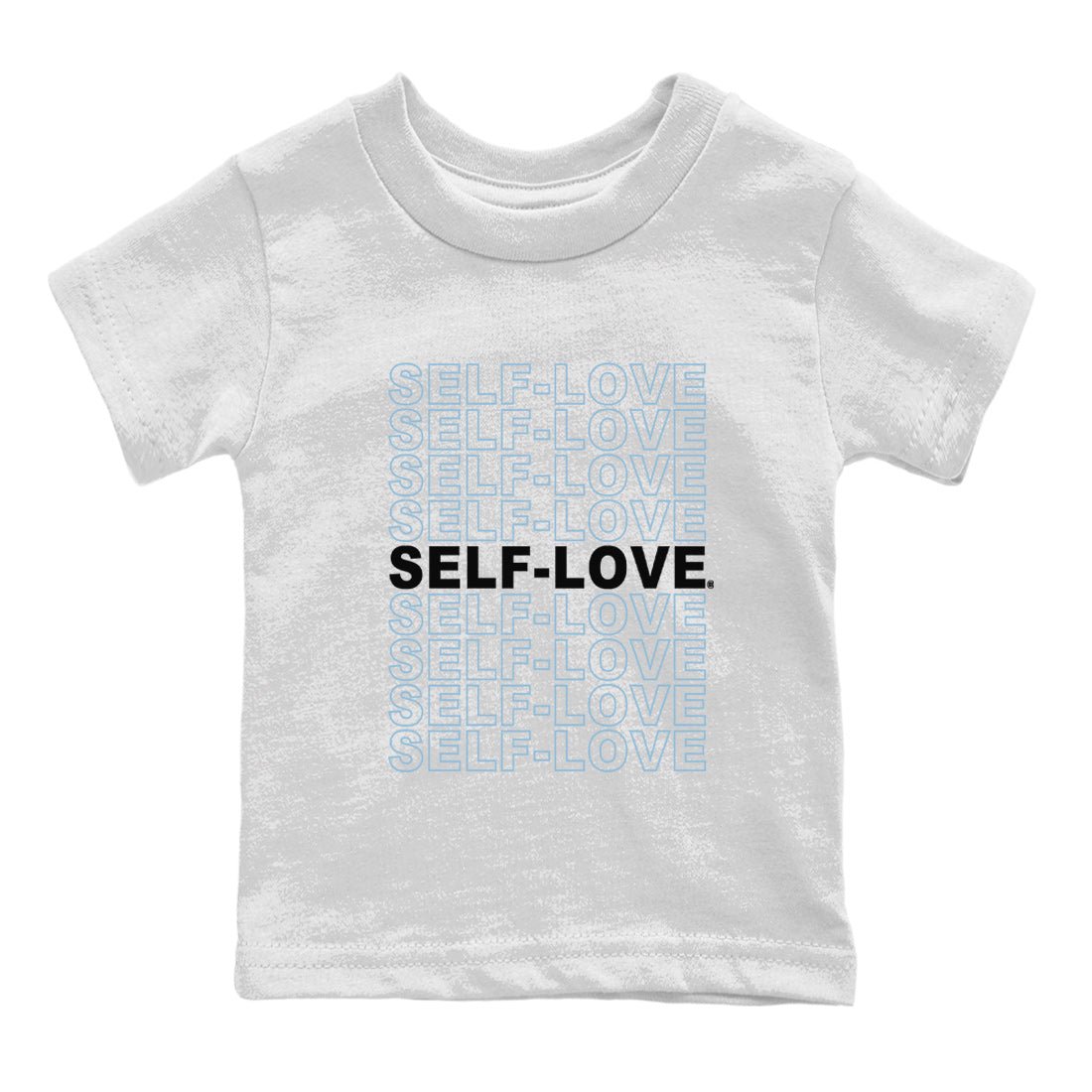 Air Jordan 7 Chambray Sneaker Match Tees Self Love Sneaker Tees AJ7 Chambray SNRT Sneaker Release Tees Kids Shirts White 2