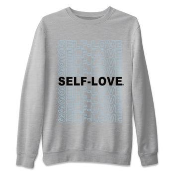 Air Jordan 7 Chambray Sneaker Match Tees Self Love Sneaker Tees AJ7 Chambray SNRT Sneaker Release Tees Unisex Shirts Heather Grey 2