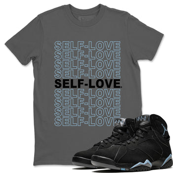 Air Jordan 7 Chambray Sneaker Match Tees Self Love Sneaker Tees AJ7 Chambray SNRT Sneaker Release Tees Unisex Shirts Cool Grey 1