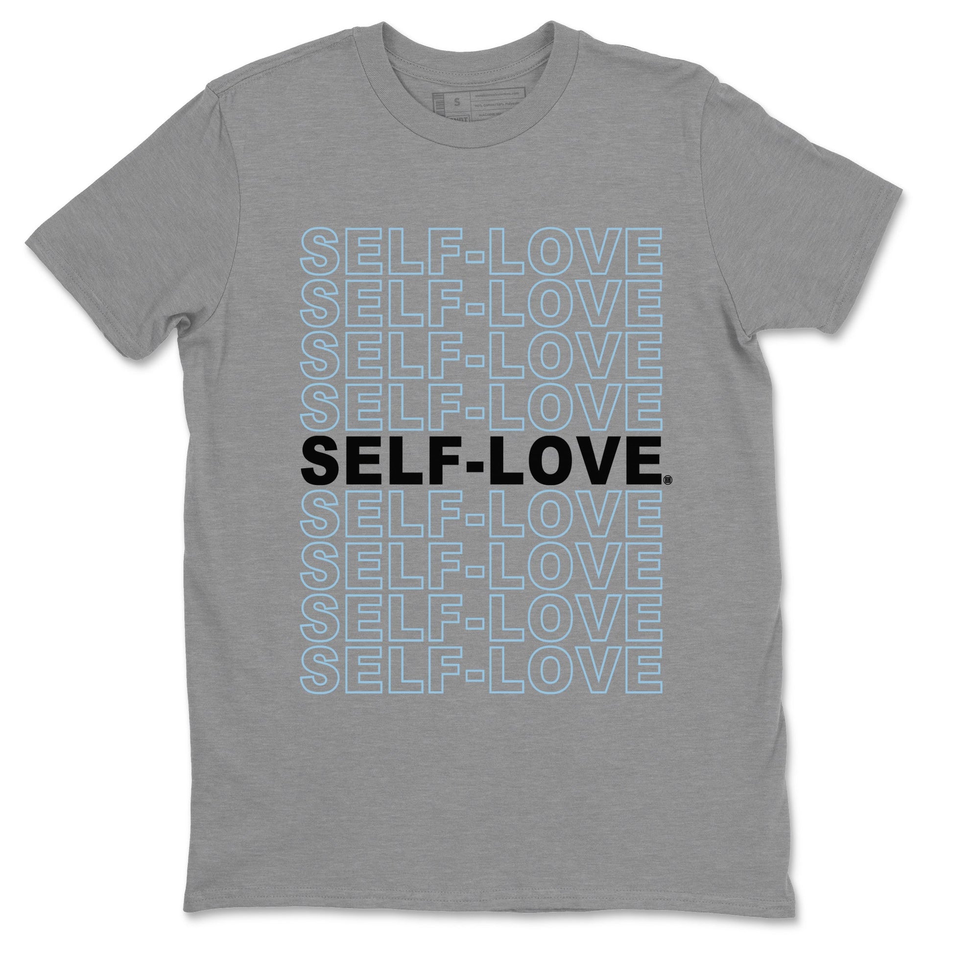 Air Jordan 7 Chambray Sneaker Match Tees Self Love Sneaker Tees AJ7 Chambray SNRT Sneaker Release Tees Unisex Shirts Heather Grey 2