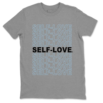 Air Jordan 7 Chambray Sneaker Match Tees Self Love Sneaker Tees AJ7 Chambray SNRT Sneaker Release Tees Unisex Shirts Heather Grey 2