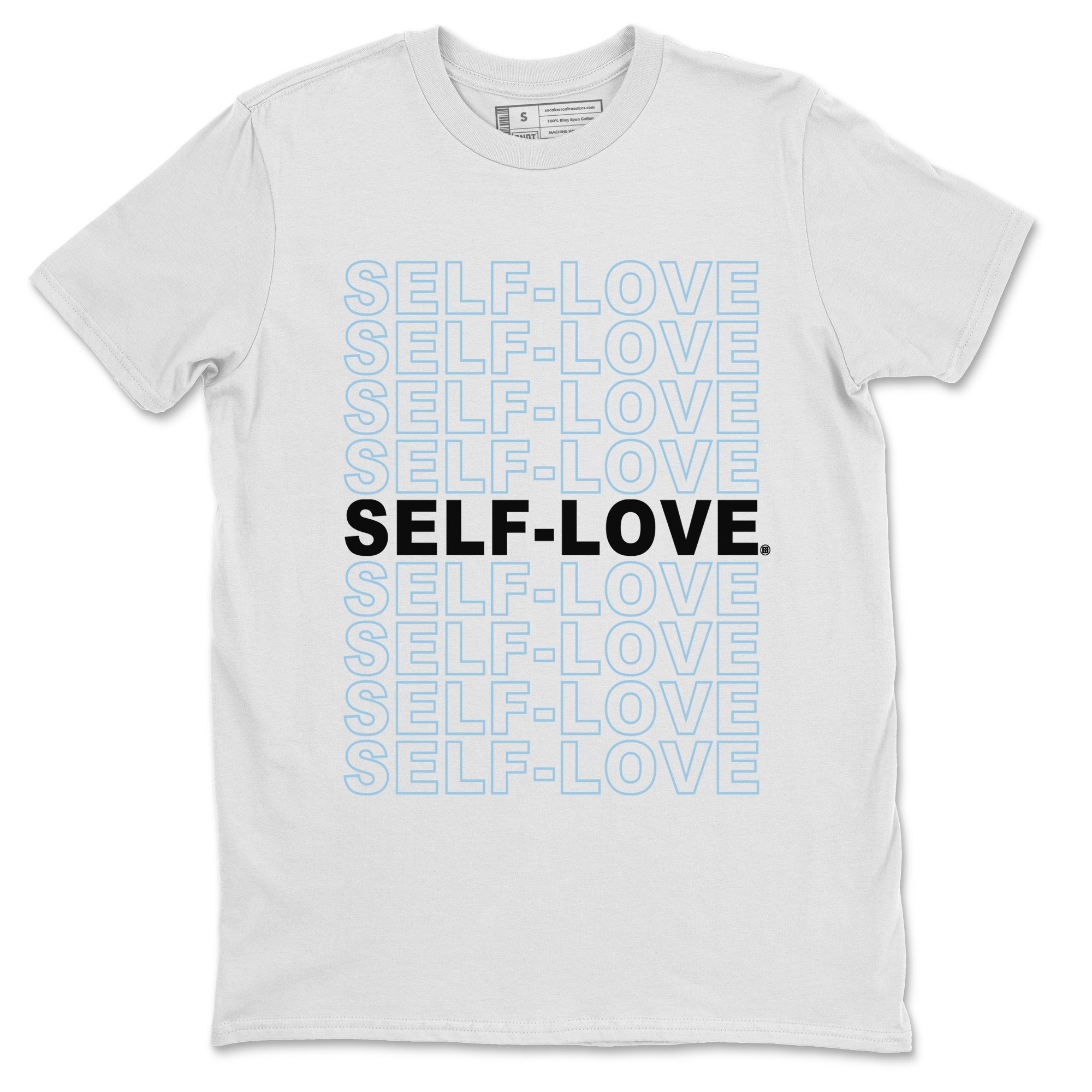 Air Jordan 7 Chambray Sneaker Match Tees Self Love Sneaker Tees AJ7 Chambray SNRT Sneaker Release Tees Unisex Shirts White 2