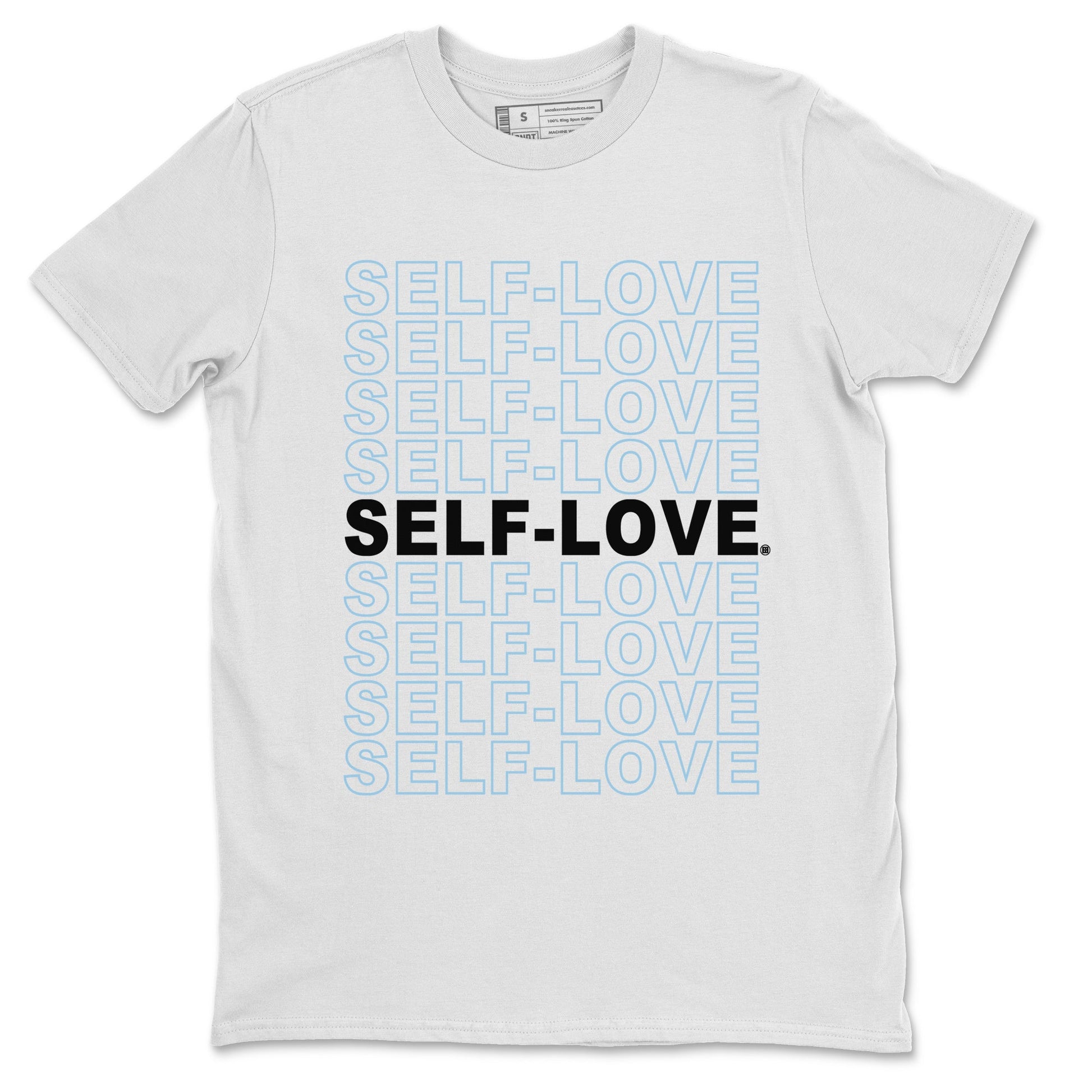 Air Jordan 7 Chambray Sneaker Match Tees Self Love Sneaker Tees AJ7 Chambray SNRT Sneaker Release Tees Unisex Shirts White 2