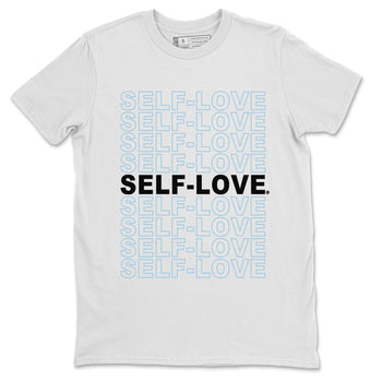 Air Jordan 7 Chambray Sneaker Match Tees Self Love Sneaker Tees AJ7 Chambray SNRT Sneaker Release Tees Unisex Shirts White 2