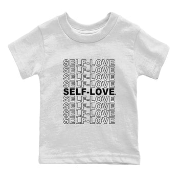 Dunk Panda Sneaker Match Tees Self Love Sneaker Tees Dunk Low Panda Dunks Black White SNRT Sneaker Release Tees Kids and Baby Youth Shirts White 2