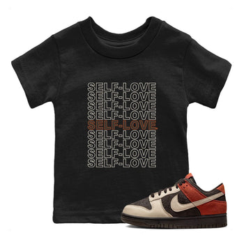 Dunk Red Panda shirt to match jordans Self Love sneaker tees Dunk Low Red Panda SNRT Sneaker Tees Baby Toddler Black 1 T-Shirt