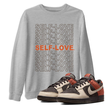 Dunk Red Panda shirt to match jordans Self Love sneaker tees Dunk Low Red Panda SNRT Sneaker Tees Unisex Heather Grey 1 T-Shirt