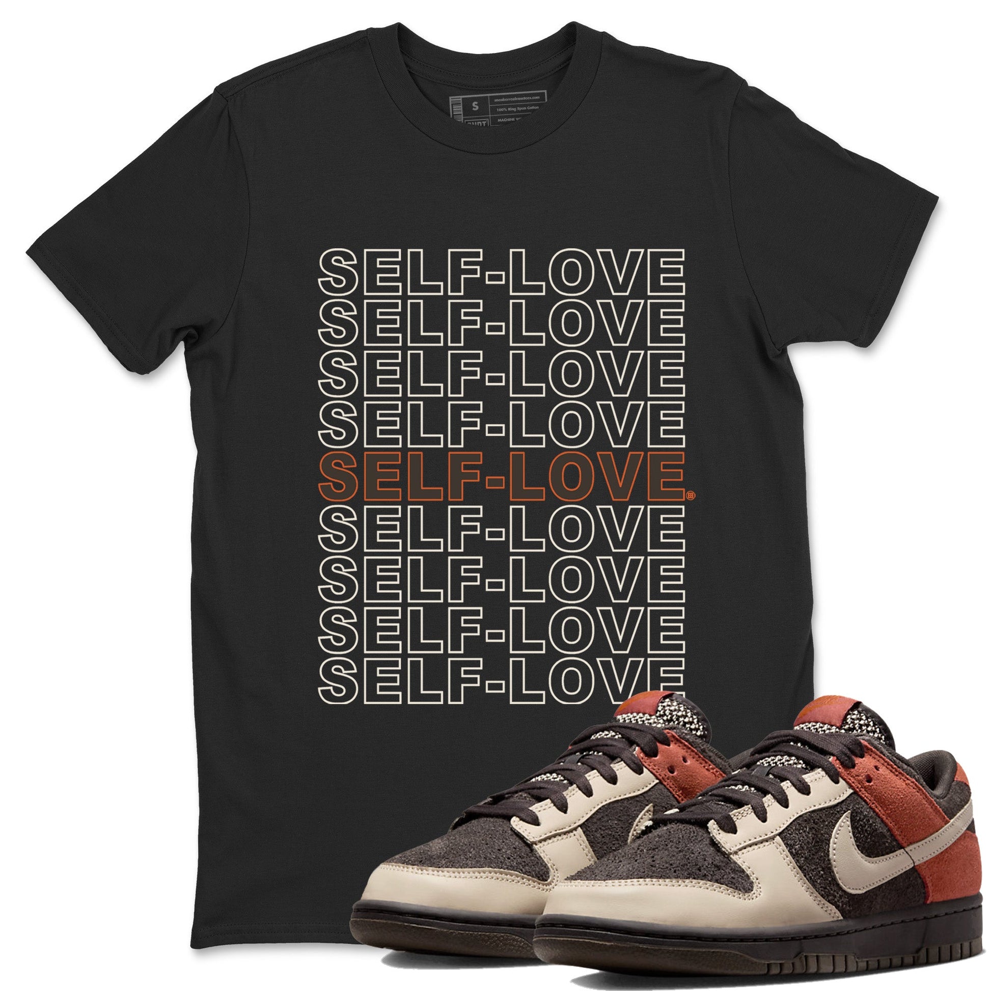 Dunk Red Panda shirt to match jordans Self Love sneaker tees Dunk Low Red Panda SNRT Sneaker Tees Unisex Black 1 T-Shirt