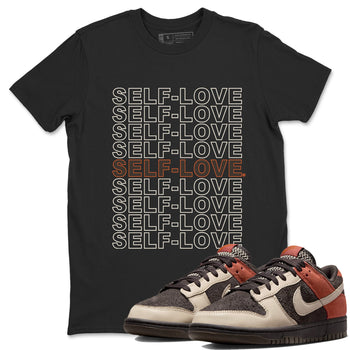 Dunk Red Panda shirt to match jordans Self Love sneaker tees Dunk Low Red Panda SNRT Sneaker Tees Unisex Black 1 T-Shirt