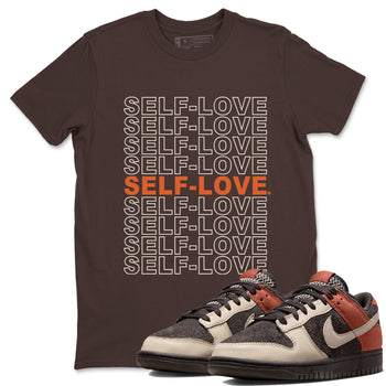 Dunk Red Panda shirt to match jordans Self Love sneaker tees Dunk Low Red Panda SNRT Sneaker Tees Unisex Dark Chocolate 1 T-Shirt