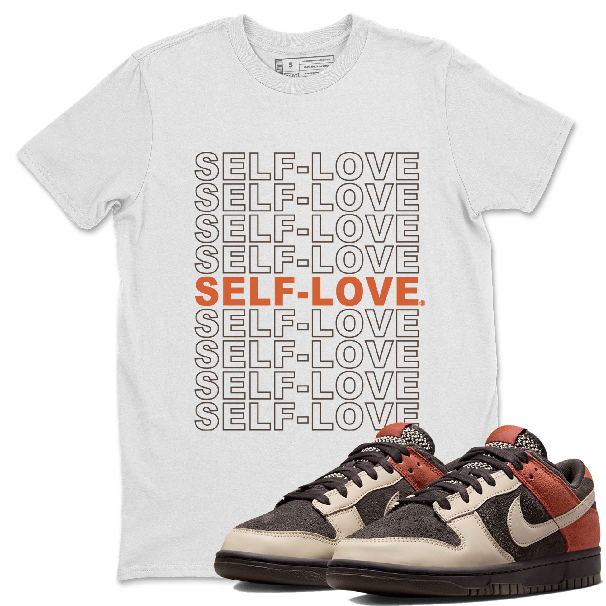 Dunk Red Panda shirt to match jordans Self Love sneaker tees Dunk Low Red Panda SNRT Sneaker Tees Unisex White 1 T-Shirt